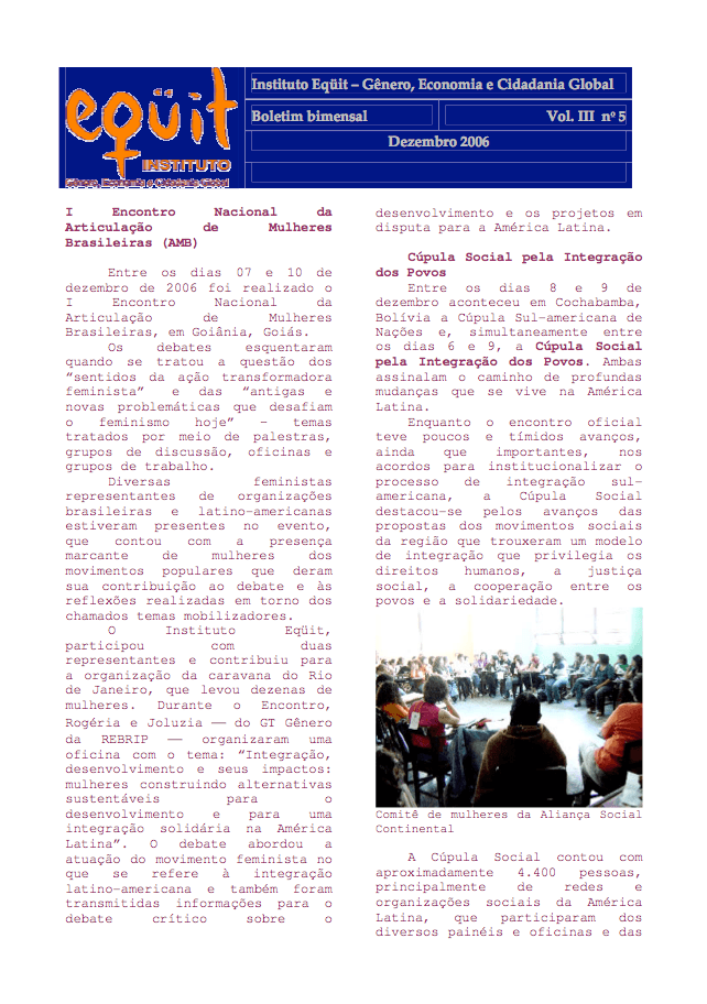 Dezembro de 2006 (Vol. III nº 5)