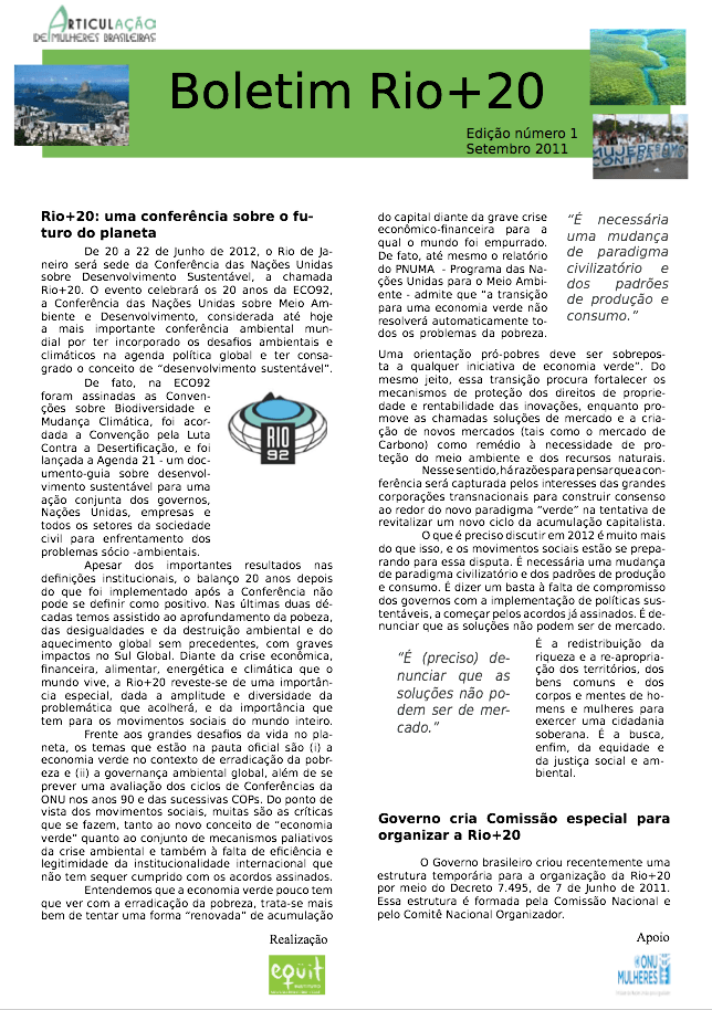 Edição número 1 – Setembro 2011