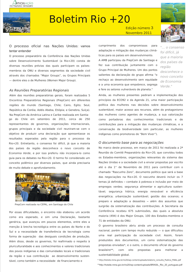 Edição número 3 – Novembro 2011