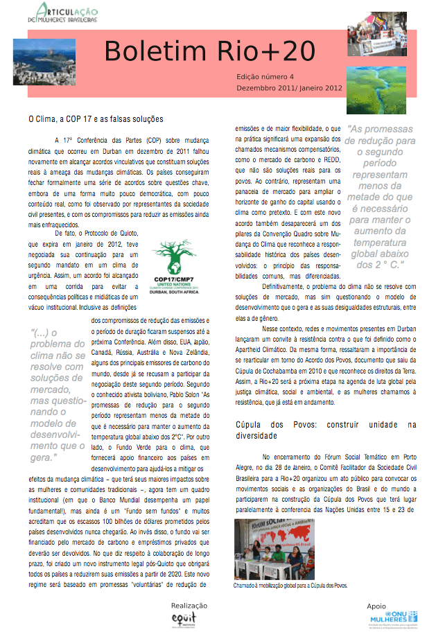 Edição número 4 – Dezembro 2011/Janeiro 2012