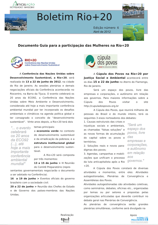 Edição número 6 – Abril 2012