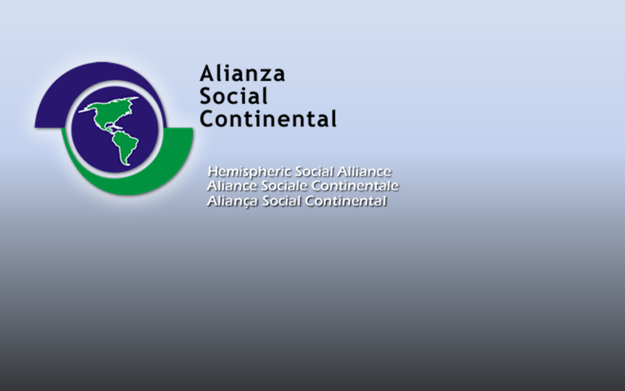 Declaração e Carta às organizações do Encontro da ASC em Bogotá no 1-2 de Junho 2013