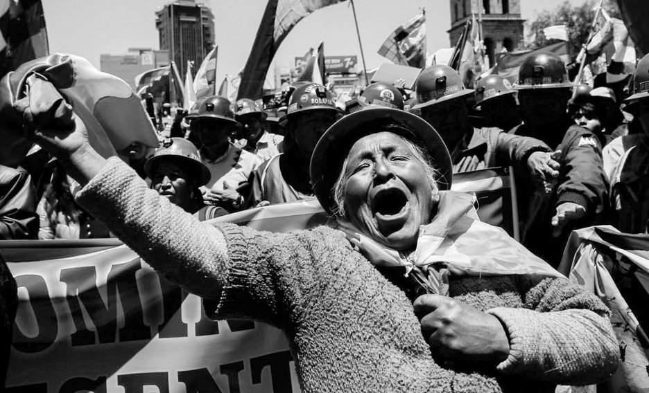 Contra o golpe fascista na Bolívia