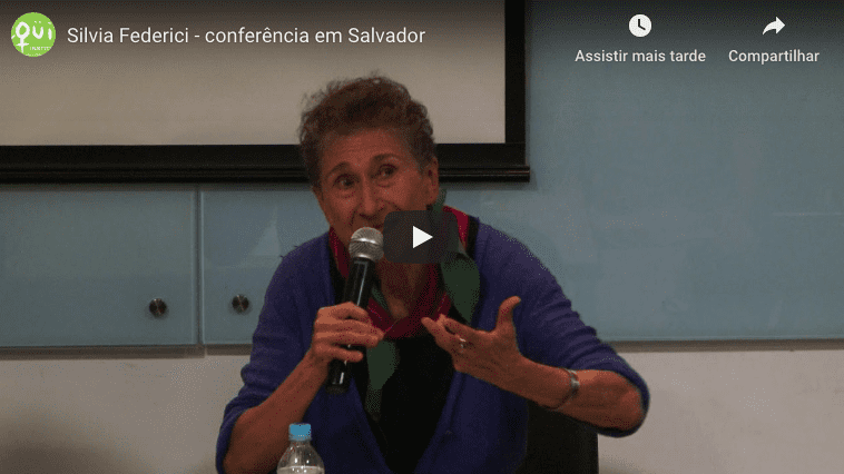 Encontro com Silvia Federici em Salvador