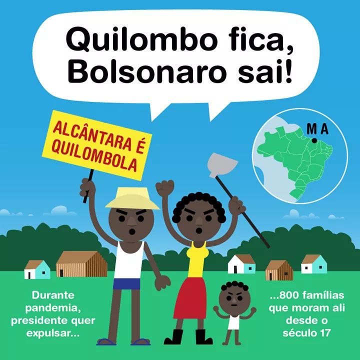 Comunidade Remascente de Quilombo de Alcântara ameaçada