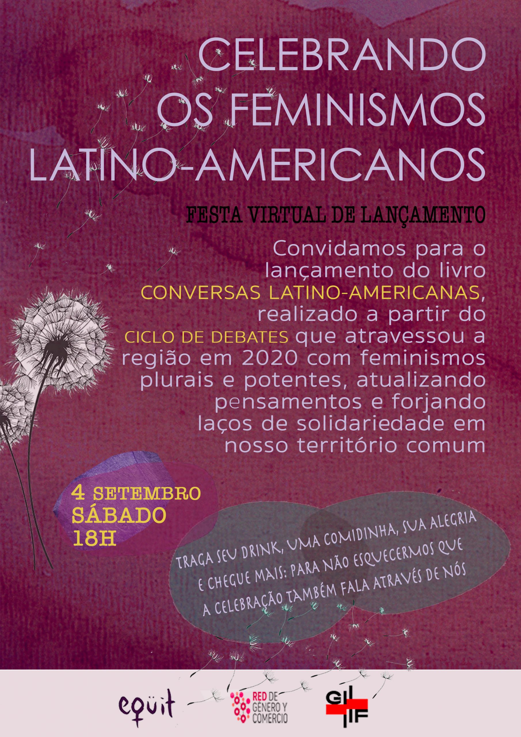 UM BRINDE AOS FEMINISMOS – lançamento virtual